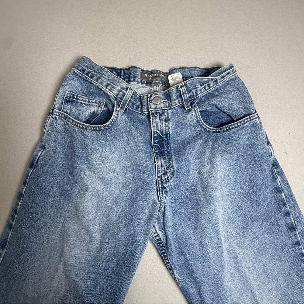Vintage Levis SilverTab Jeans Mens 32x32 Blue Baggy Fit Skater Denim Hip Hop Y2K - Picture 3 of 10